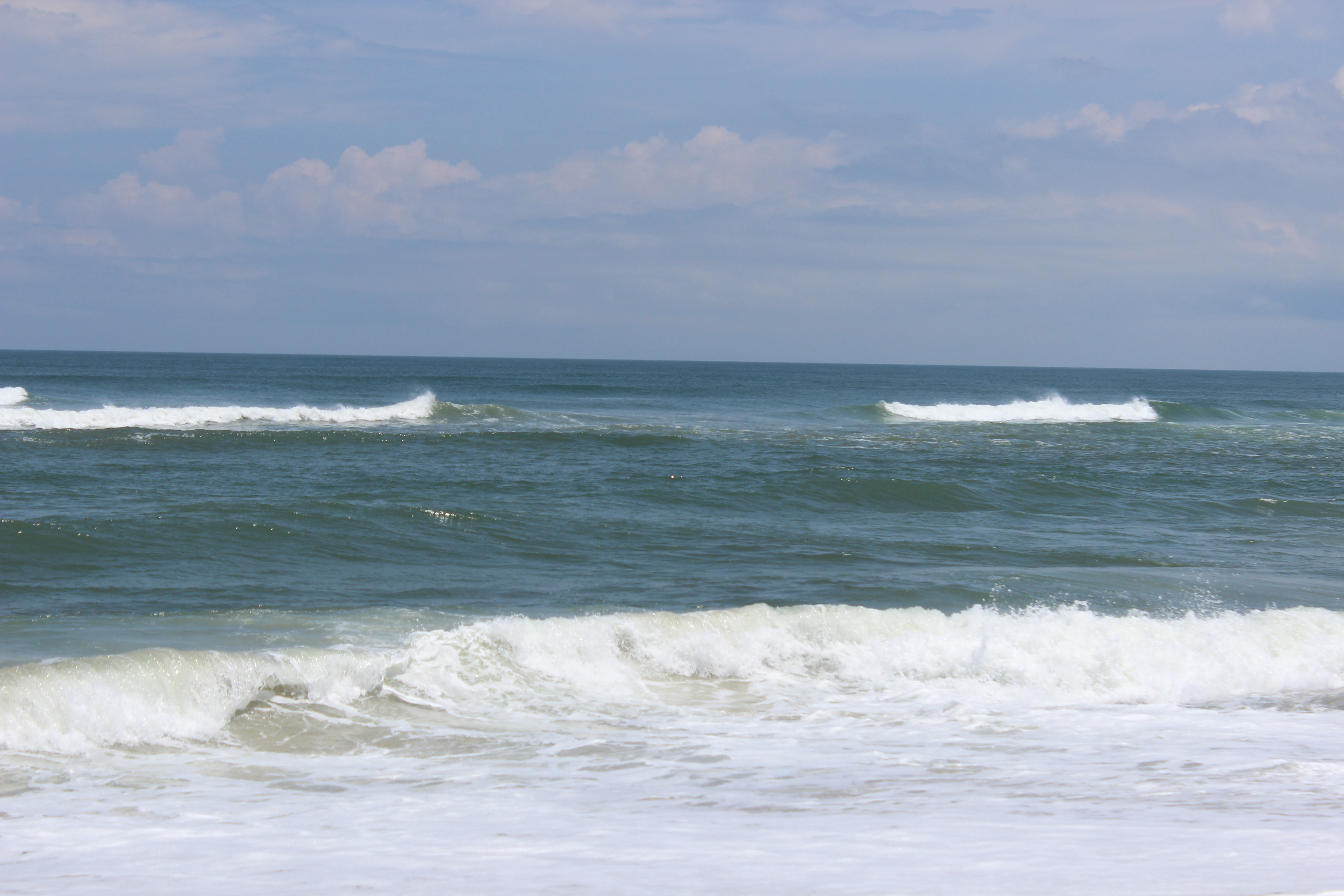 rough surf and rip current days before hurricane landfall